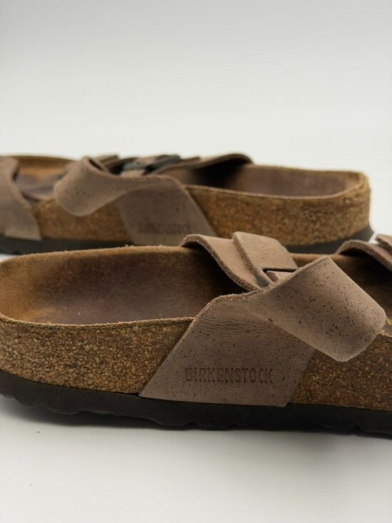 BIRKENSTOCK Mayari Sandals Womens Mens‎ 41 Brown Leather Buckle Comfort Footbed main image 5